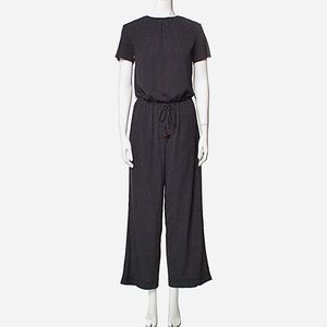 NANUSHKA Polka Dot Print Bateau Neckline Jumpsuit Size: M